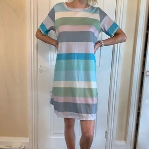 Striped Dress From The Curated Closet Boutique